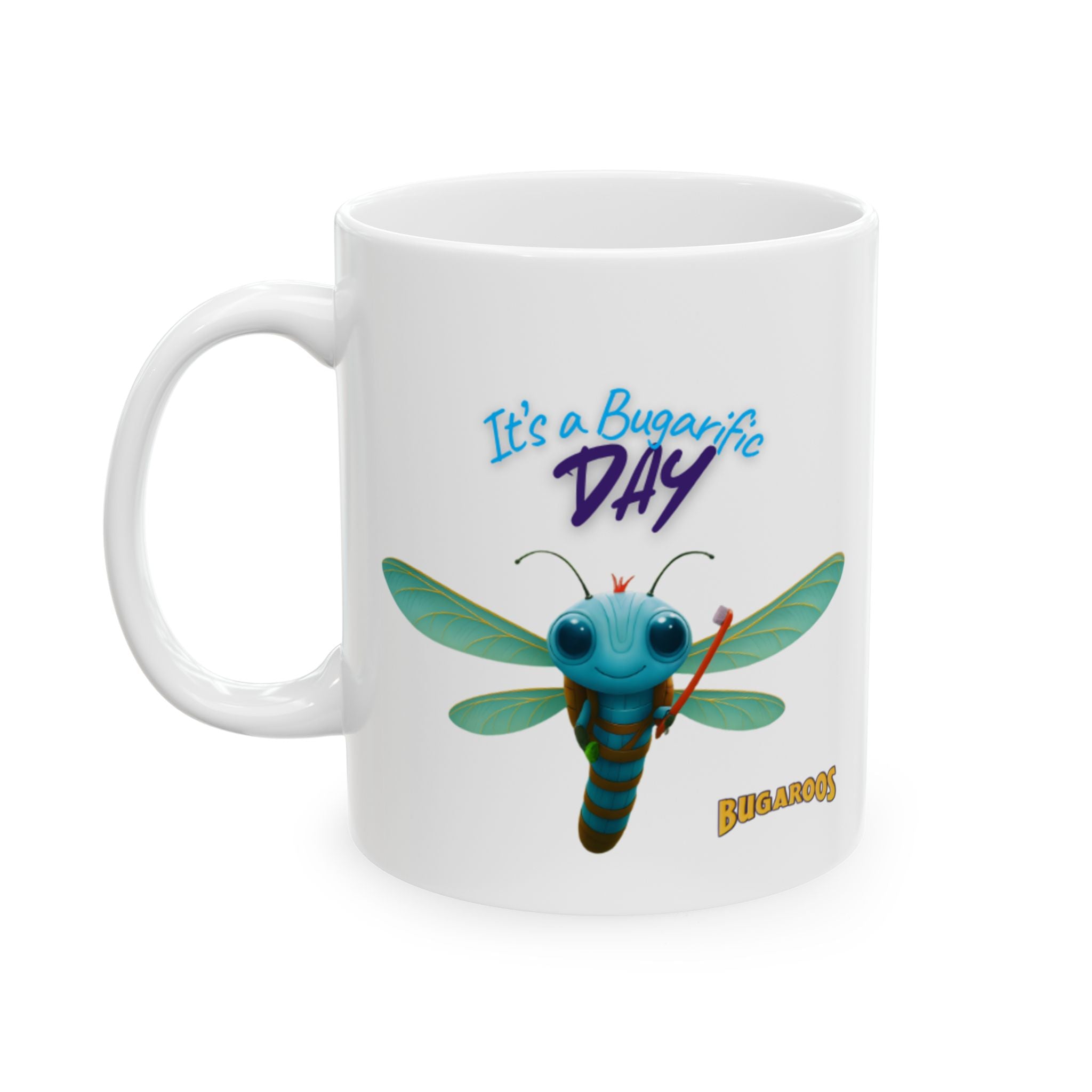 Dragonfly Ceramic Mug – Whimsical Nature Tea & Coffee Cup