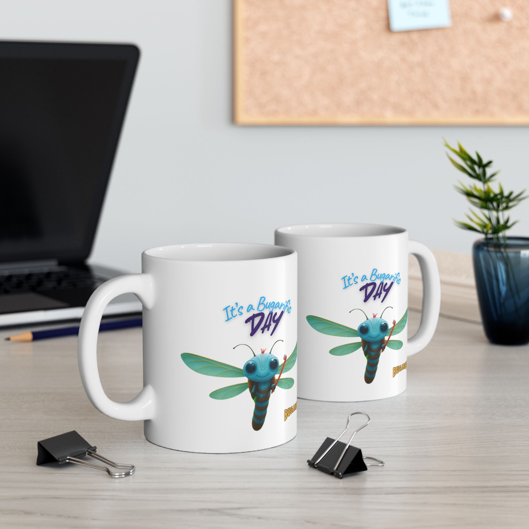Dragonfly Ceramic Mug – Whimsical Nature Tea & Coffee Cup