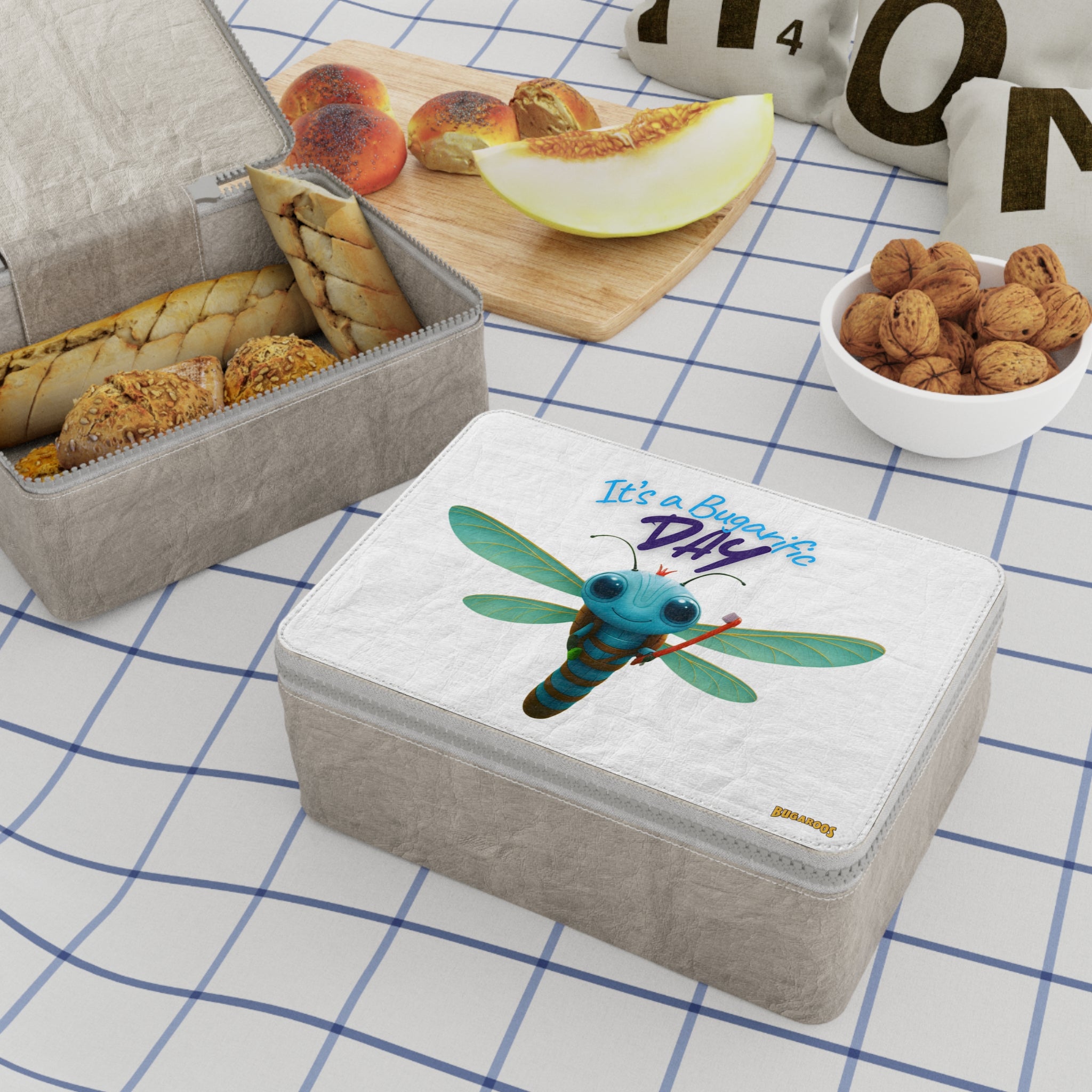 It's a Bugarific Day Lunch Bag — Cute Dragonfly Kids Snack Tote