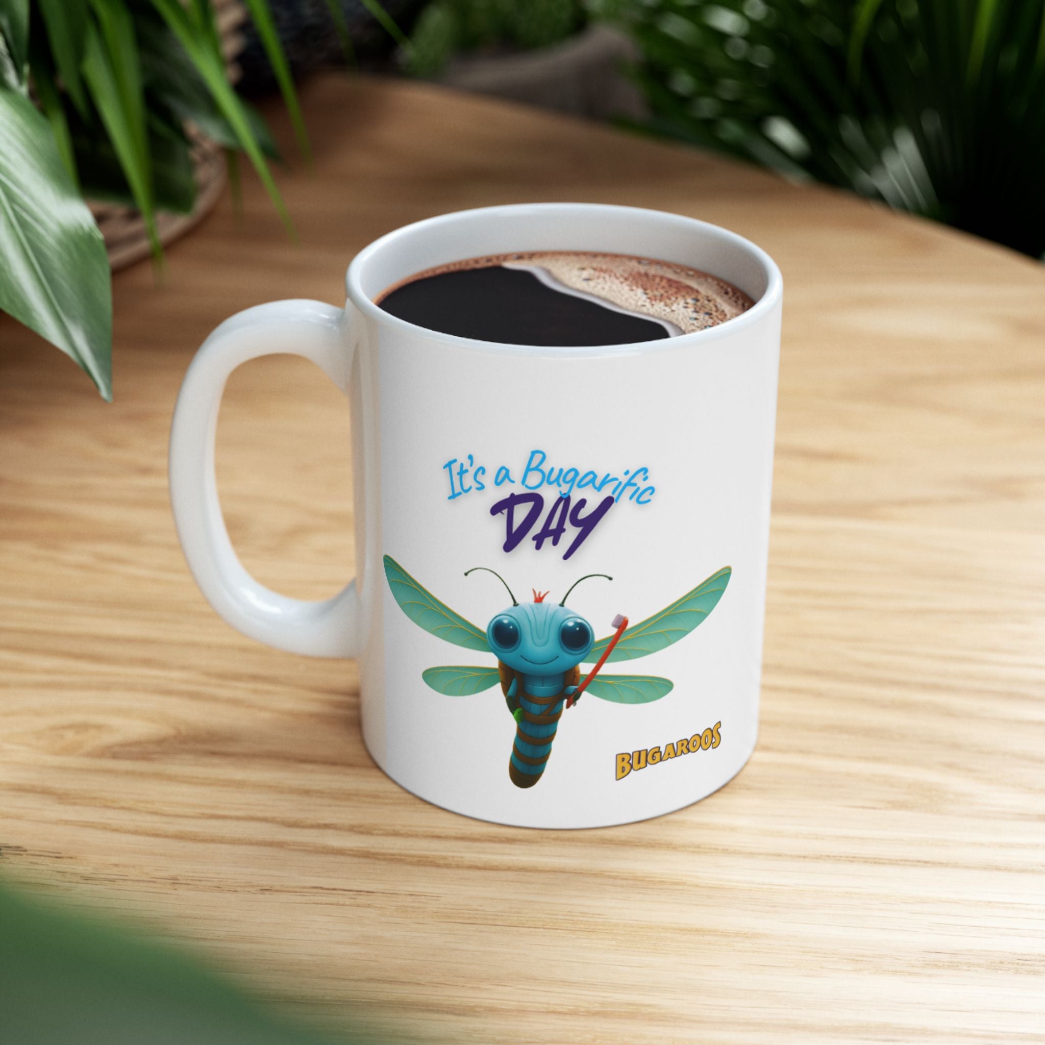 Dragonfly Ceramic Mug – Whimsical Nature Tea & Coffee Cup