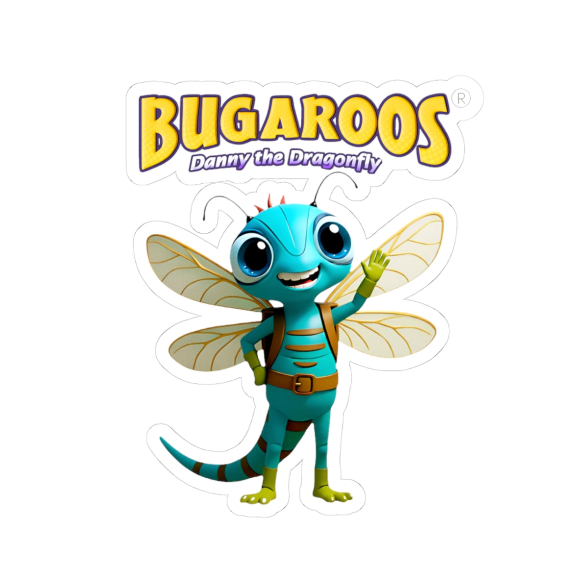 Danny the Dragonfly Stickers
