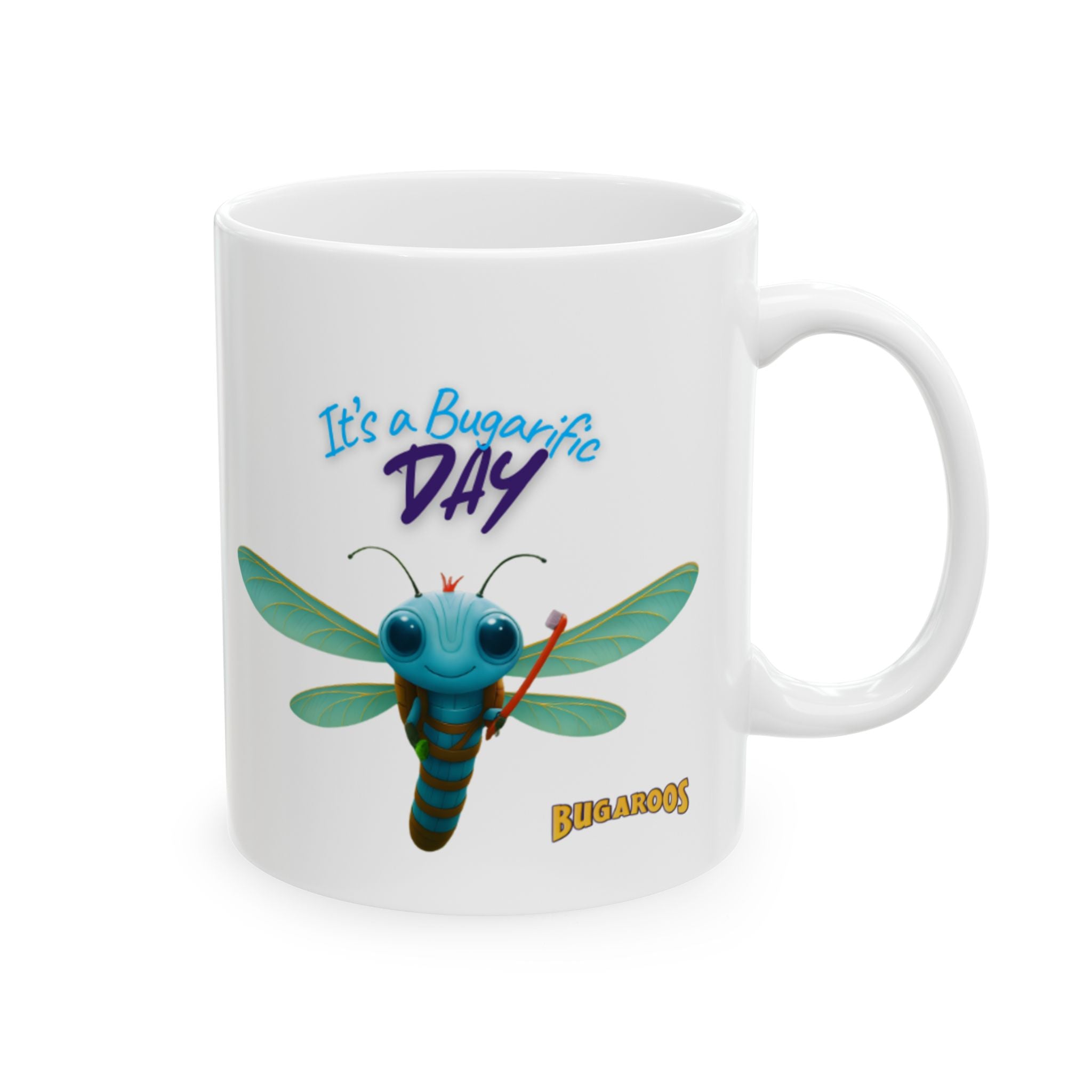 Dragonfly Ceramic Mug – Whimsical Nature Tea & Coffee Cup