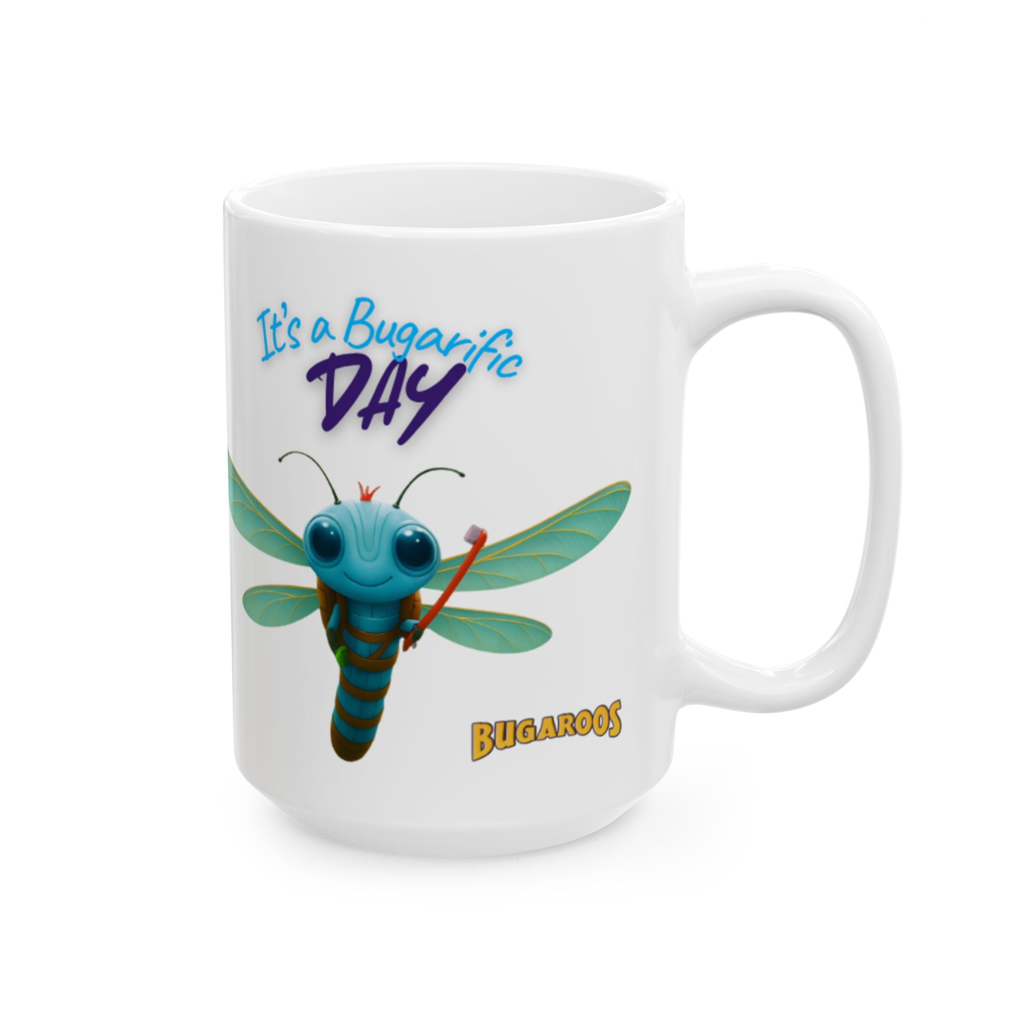 Dragonfly Ceramic Mug – Whimsical Nature Tea & Coffee Cup