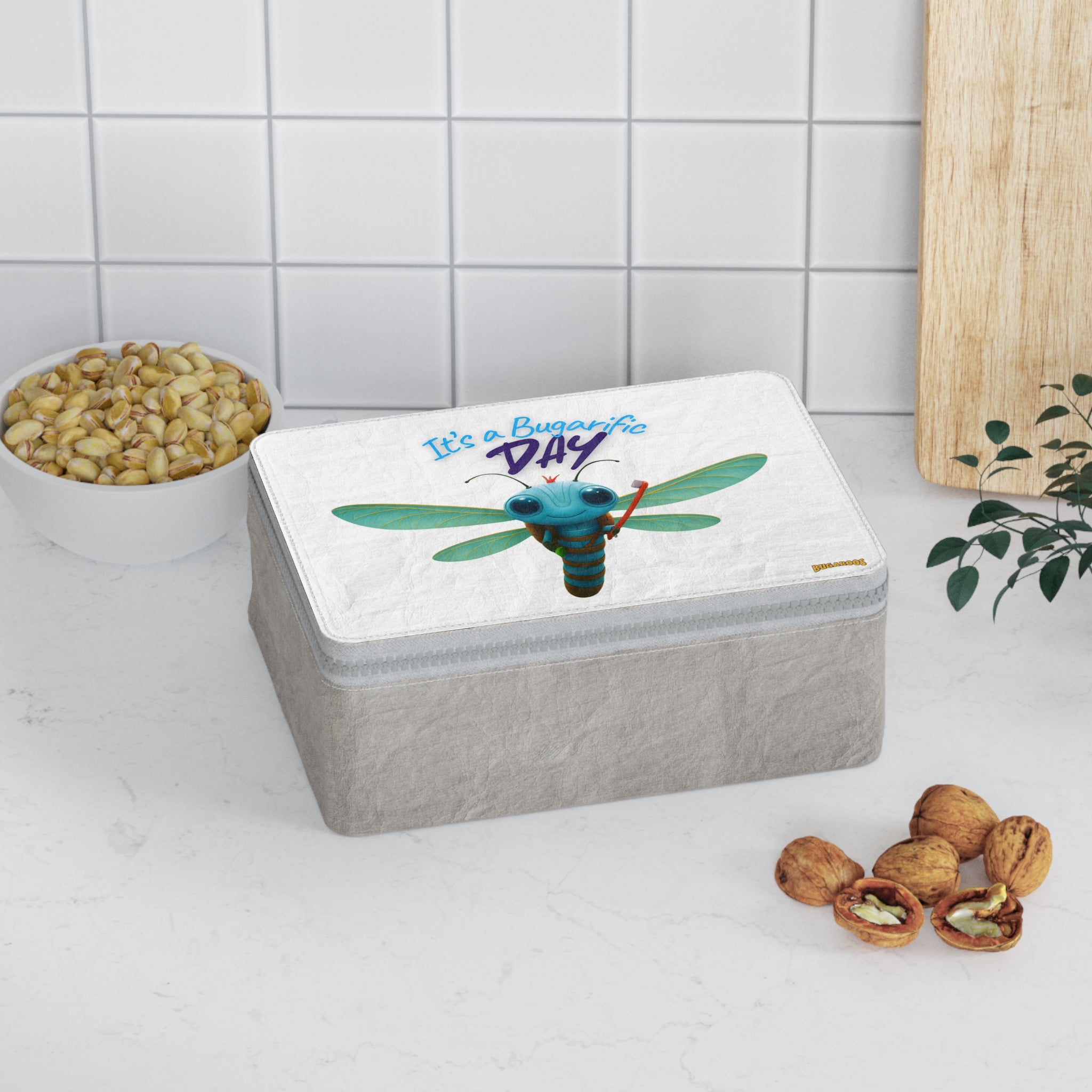 It's a Bugarific Day Lunch Bag — Cute Dragonfly Kids Snack Tote