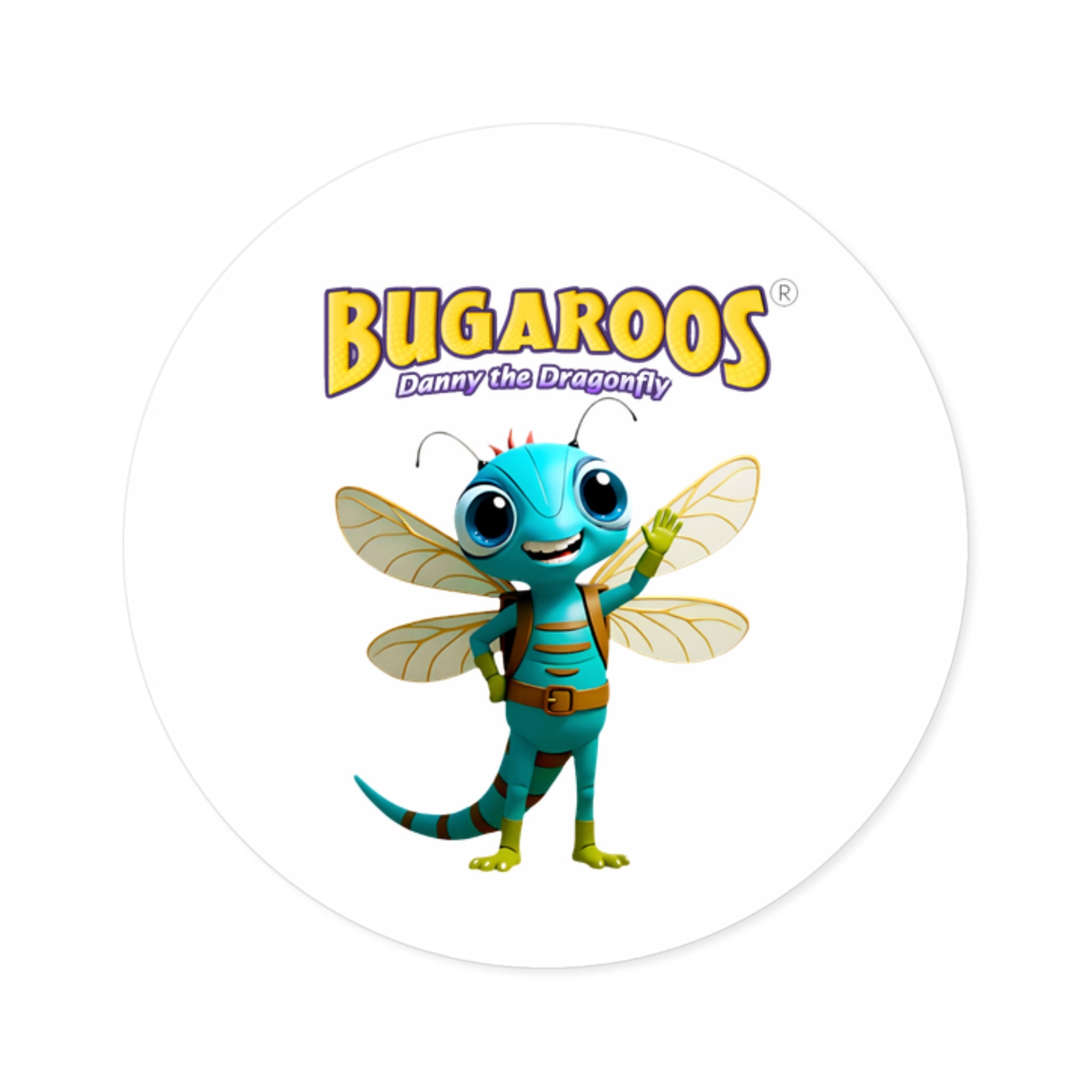 Danny the Dragonfly Stickers