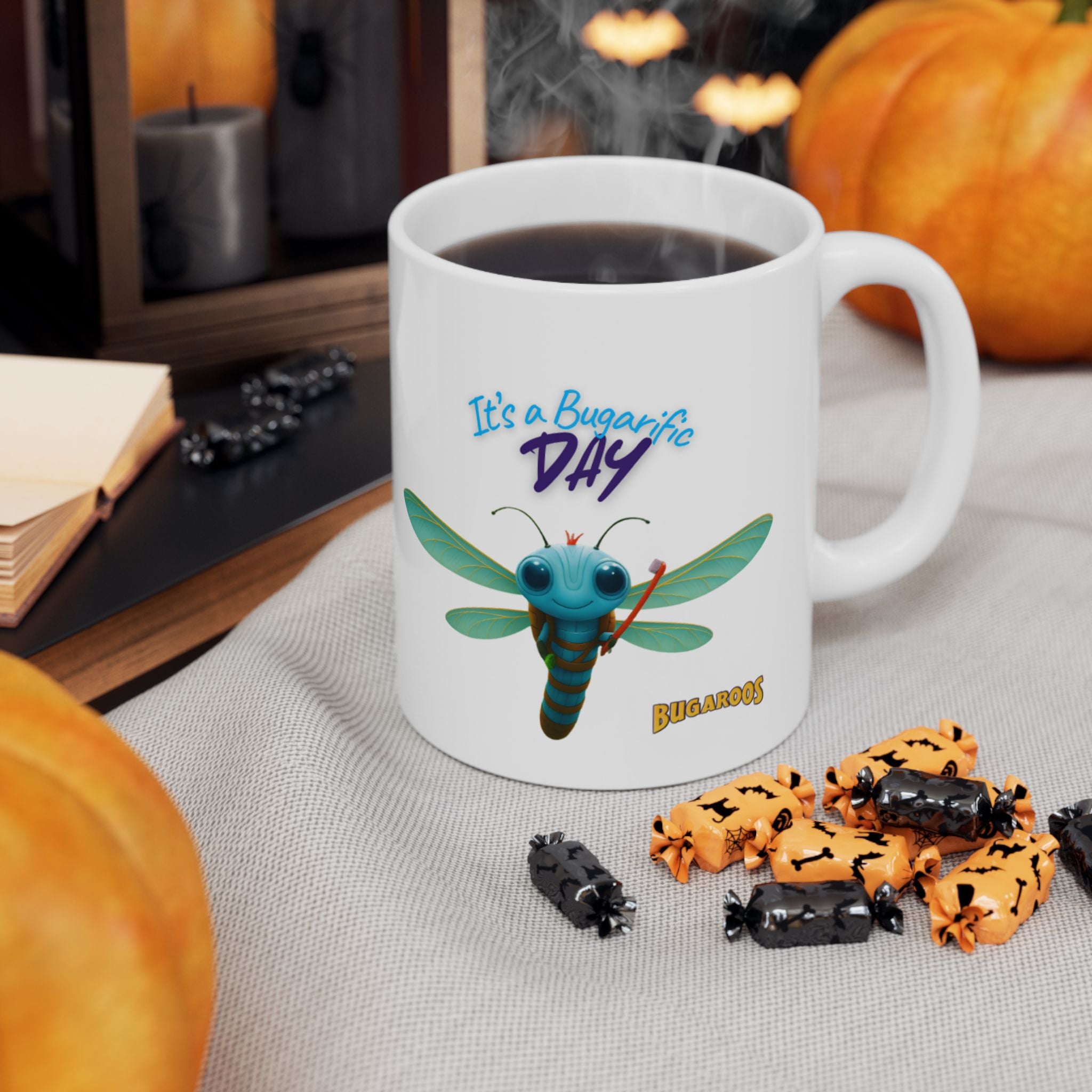 Dragonfly Ceramic Mug – Whimsical Nature Tea & Coffee Cup
