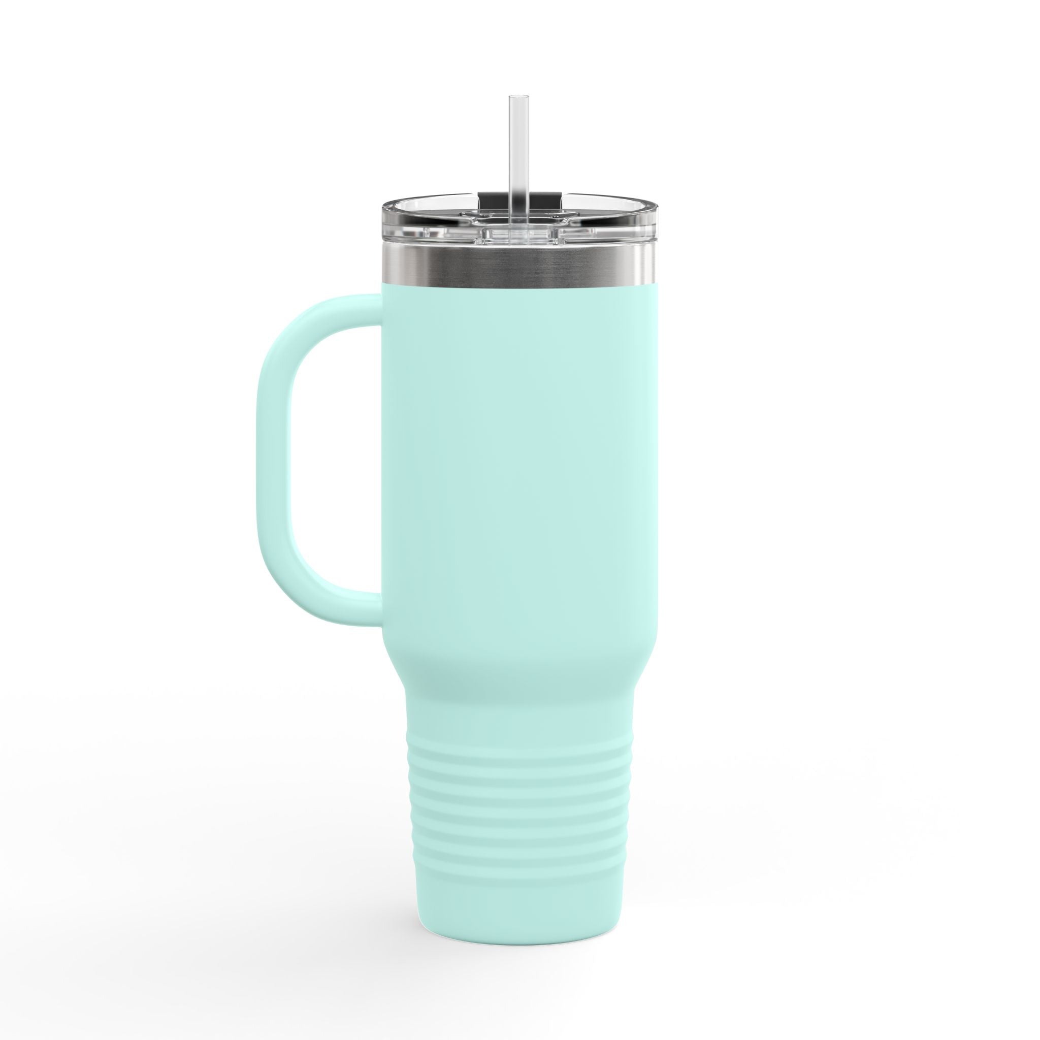 40oz Insulated Travel Mug – Retro Dragonfly Design, Keeps Drinks Hot & Cold