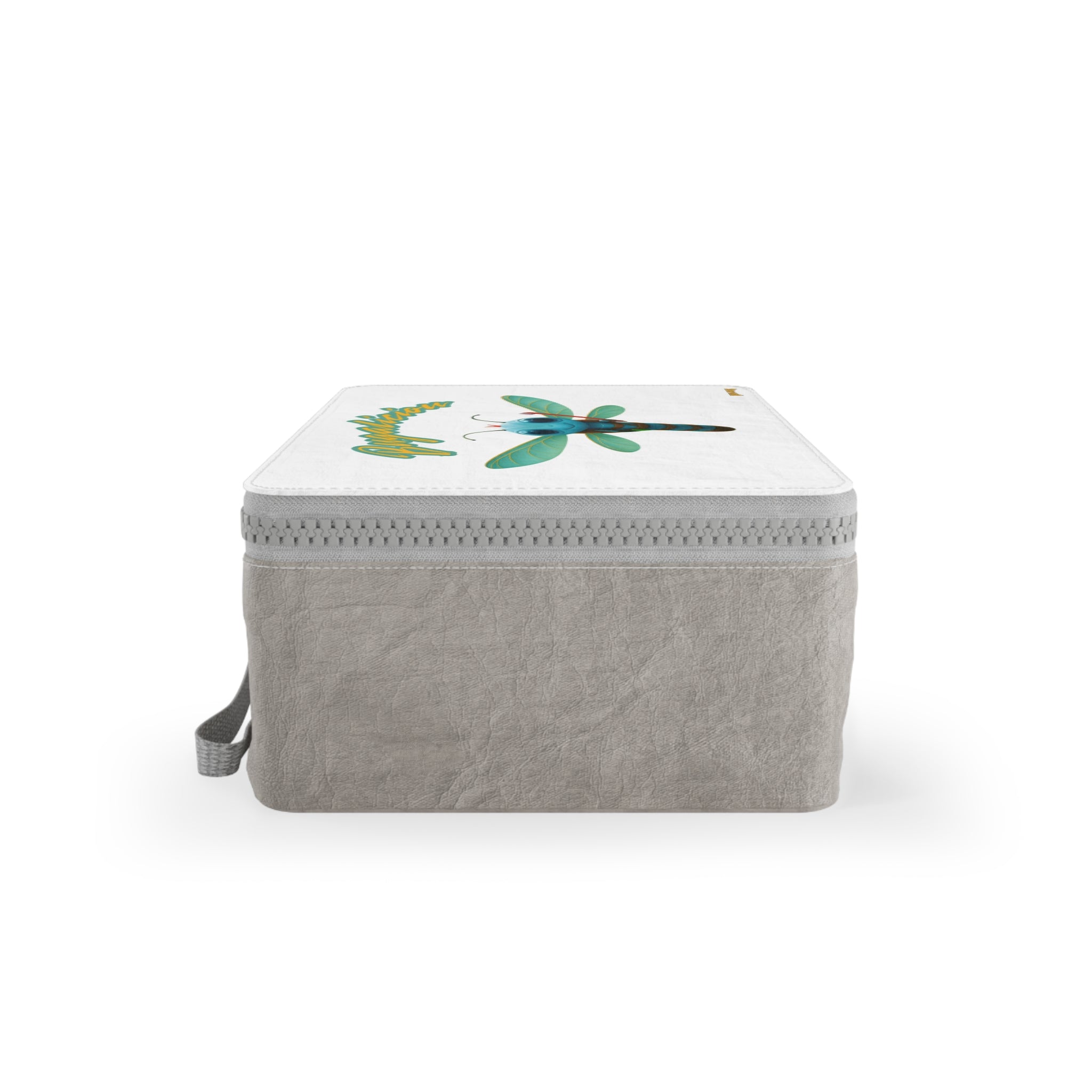 Paper Lunch Bag — 'Bugalicious' Cute Blue Dragonfly Lunch Tote